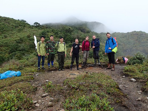 Survey team in northern Vietnam