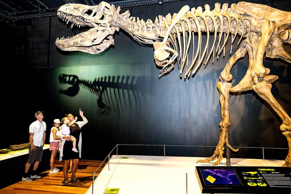 Tyrannosaurs Meet the Family exhibition