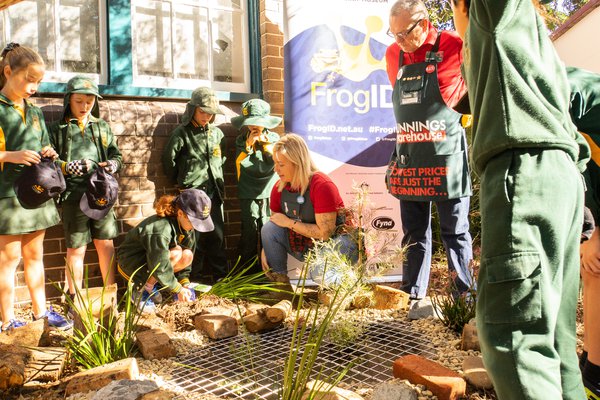 Frog Pond launch with Bunnings