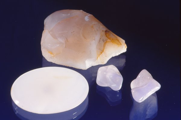 Chalcedony blue and white